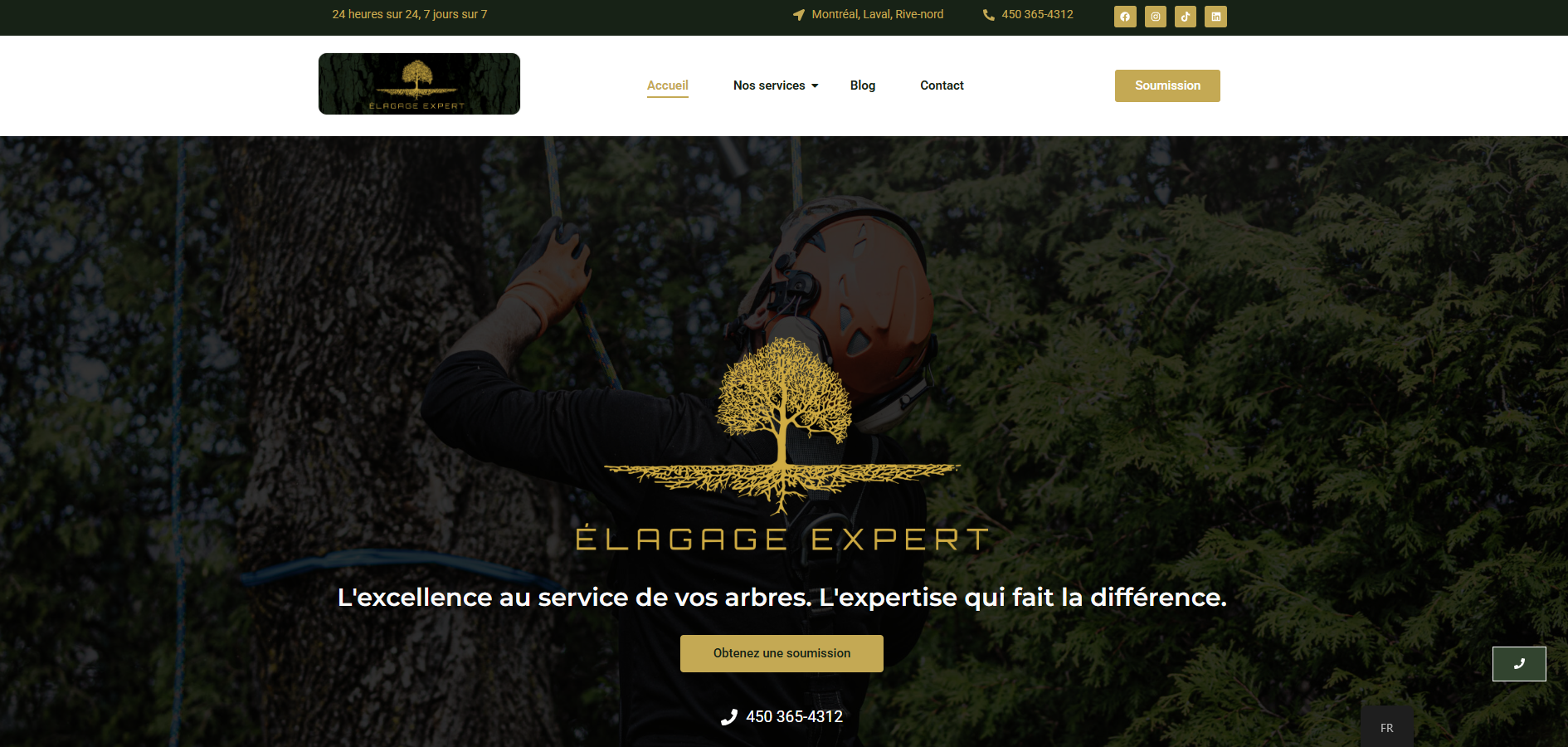 Site d'un Élageur
