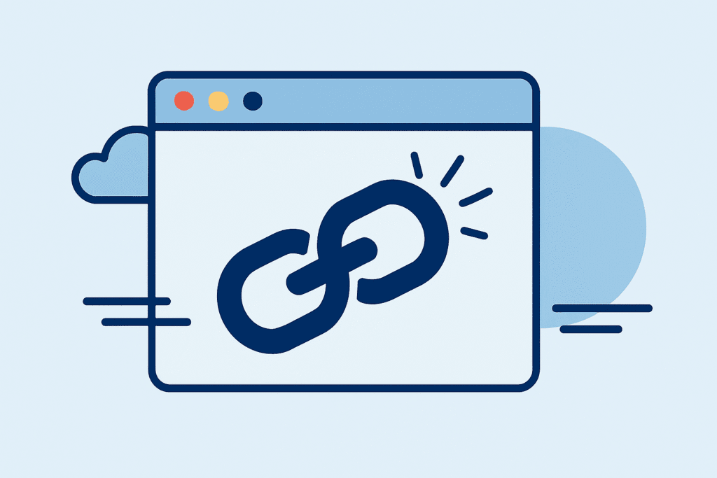représentation graphique d'un lien brisé étant la cause d'une error 404
