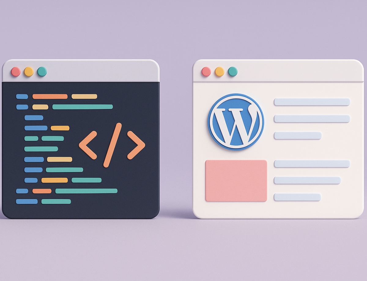 Site codé ou WordPress : quelles différences, avantages et inconvénients?