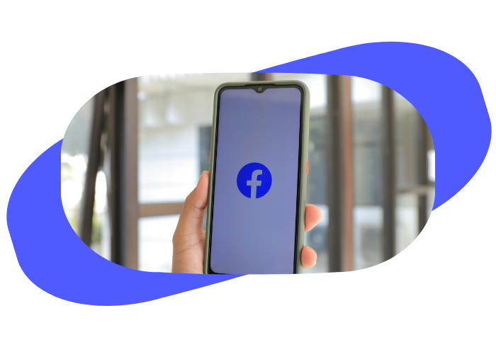 agence meta ads - téléphone mobile sur facebook