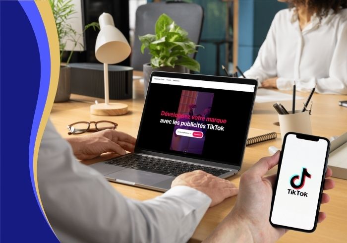 Tiktok ads sur un ordinateur portable - Ads manager - Multi-plateformes